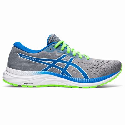 Asics Gel-Excite 7 - Miesten Juoksukengät - Harmaat/Sininen